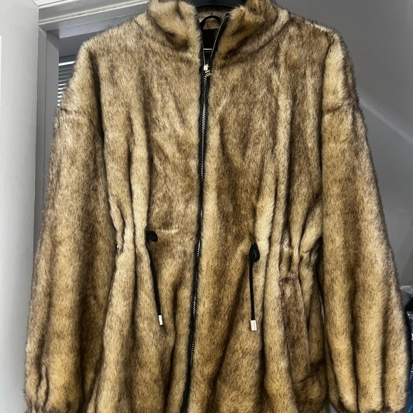 Zara Tan Teddy Jacket - Picture 2 of 6